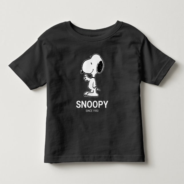 Camiseta De Bebé Cacahuetes | Ondas de Snoopy (Anverso)
