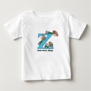 Camiseta De Bebé Cacahuetes   Patty Sleepy Z
