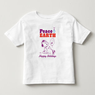 Camiseta De Bebé Cacahuetes   Paz en la Tierra Snoopy y Woodstock
