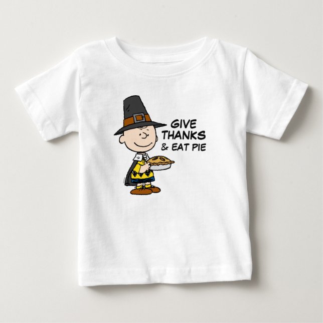 Camiseta De Bebé Cacahuetes | Peregrino de Charlie Brown (Anverso)