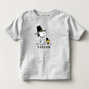 Camiseta De Bebé Cacahuetes   Peregrino Snoopy & Woodstock