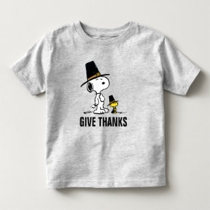 Camiseta De Bebé Cacahuetes   Peregrino Snoopy & Woodstock