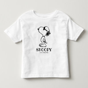 Camiseta De Bebé Cacahuetes   Ponder gafas de sol en Snoopy