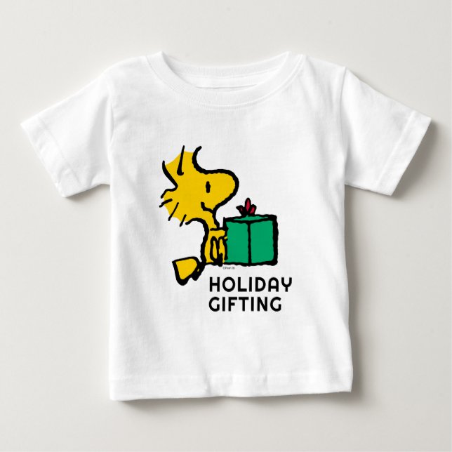 Camiseta De Bebé Cacahuetes | Regalo de Navidades de Woodstock (Anverso)