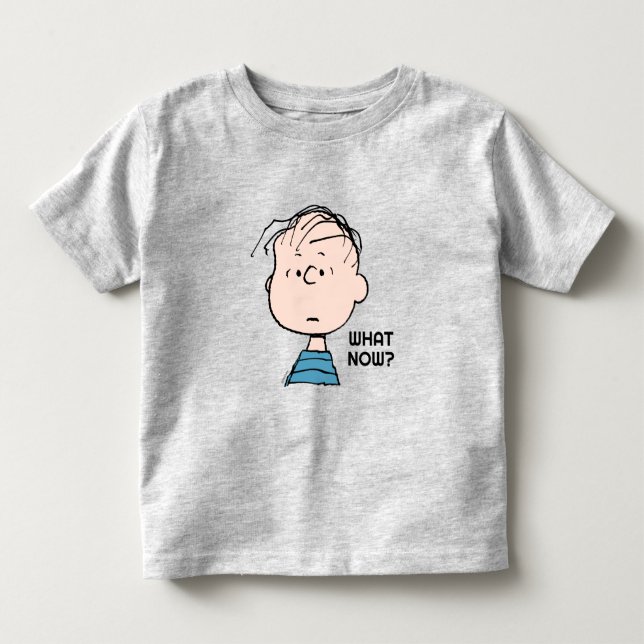 Camiseta De Bebé Cacahuetes | Retrato de Linus (Anverso)