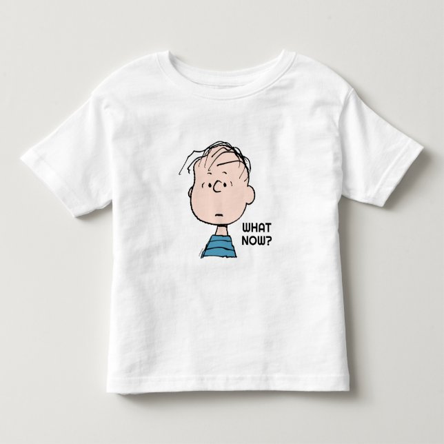 Camiseta De Bebé Cacahuetes | Retrato de Linus (Anverso)