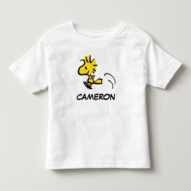 Camiseta De Bebé Cacahuetes | Salto de Woodstock (Anverso)