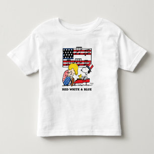 Camiseta De Bebé Cacahuetes   Schroeder patriótico, Woodstock y Sno