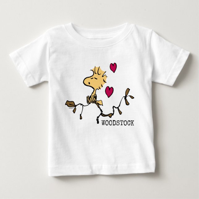 Camiseta De Bebé Cacahuetes | Silbato de Woodstock (Anverso)