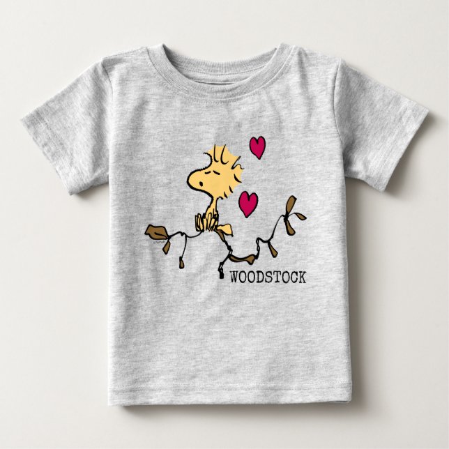 Camiseta De Bebé Cacahuetes | Silbato de Woodstock (Anverso)