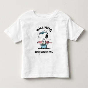 Camiseta De Bebé Cacahuetes Snoopy Beach Walk Family Vacaciones
