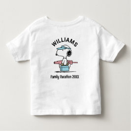 Camiseta De Bebé Cacahuetes | Snoopy Beach Walk Family Vacaciones