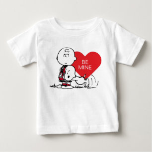 Camiseta De Bebé Cacahuetes Snoopy & Charlie Brown Valentine
