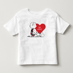 Camiseta De Bebé Cacahuetes   Snoopy & Charlie Brown Valentine