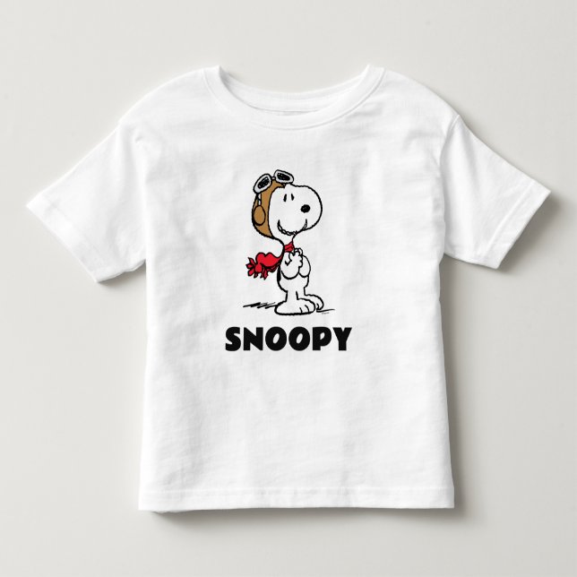 Camiseta De Bebé Cacahuetes | Snoopy El Hielo Volador (Anverso)