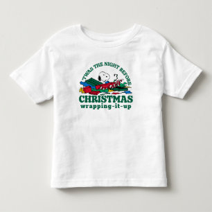 Camiseta De Bebé Cacahuetes   Snoopy "Esta fue la noche antes de lo