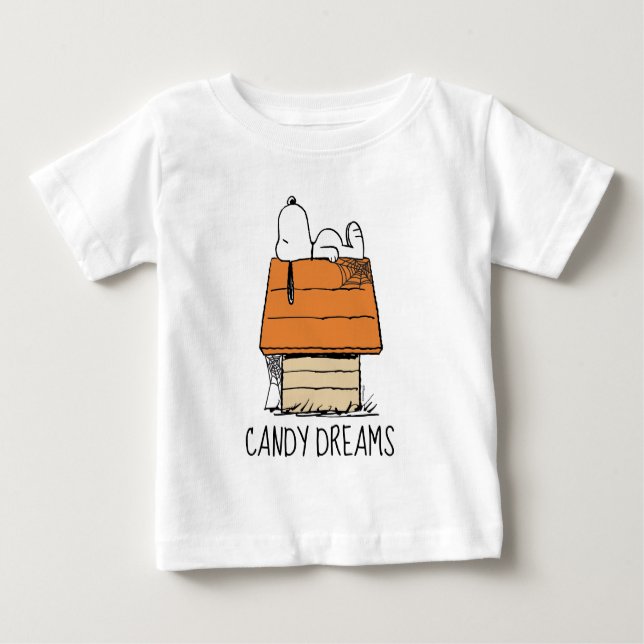 Camiseta De Bebé Cacahuetes | Snoopy Halloween Nap (Anverso)