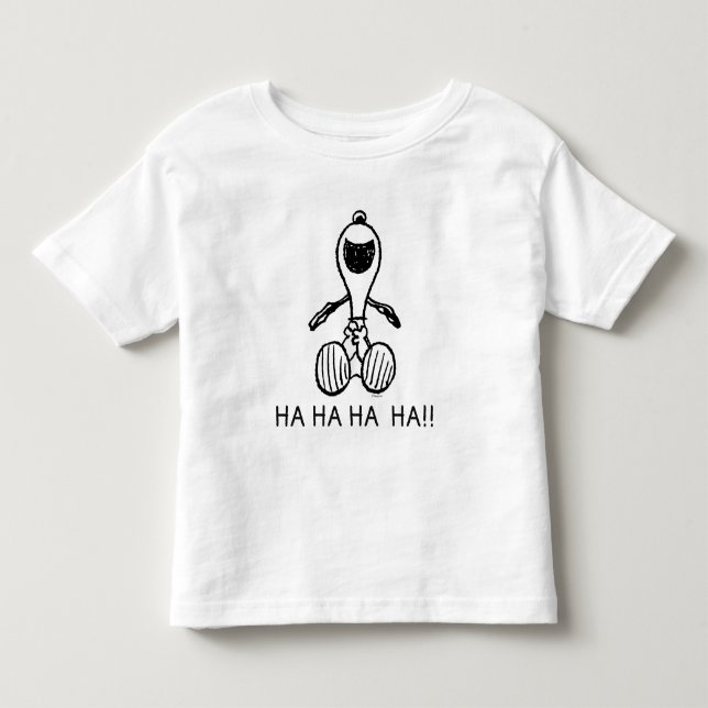 Camiseta De Bebé Cacahuetes | Snoopy Laughs (Anverso)