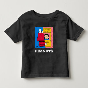 Camiseta De Bebé Cacahuetes   Snoopy & Lucy Half & Half
