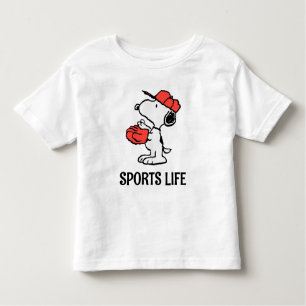 Camiseta De Bebé Cacahuetes   Snoopy Making the Catch
