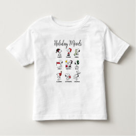 Camiseta De Bebé Cacahuetes | Snoopy Navidades Holiday Moods