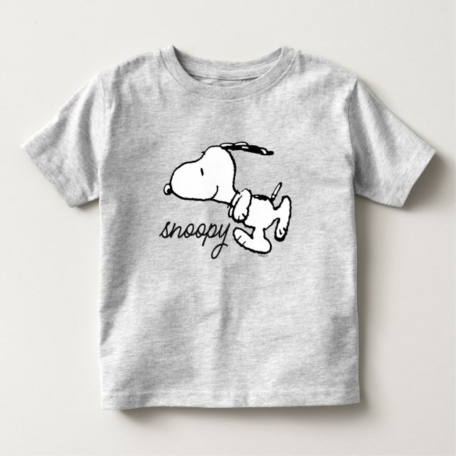 Camiseta De Bebé Cacahuetes | Snoopy Run (Anverso)