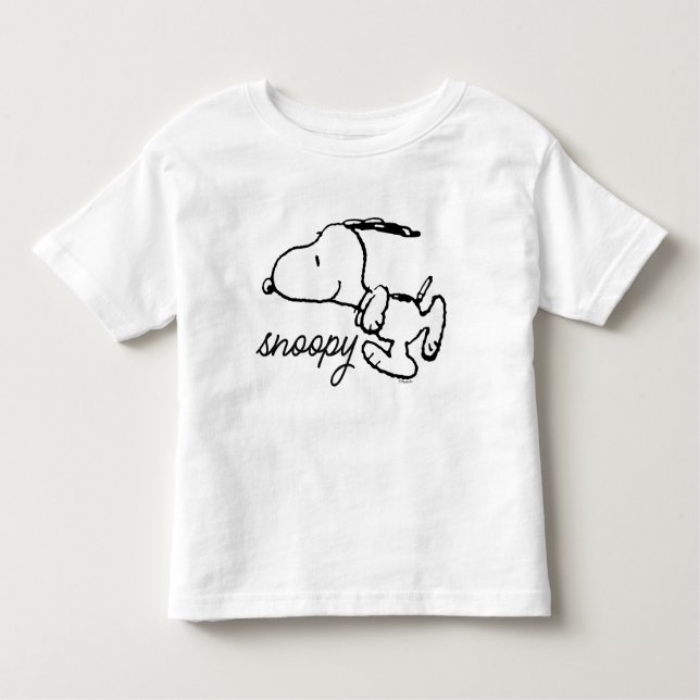 Camiseta De Bebé Cacahuetes | Snoopy Run (Anverso)