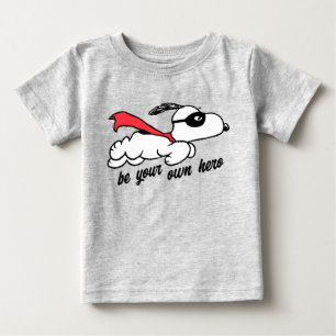 Camiseta De Bebé Cacahuetes   Snoopy Super Hero
