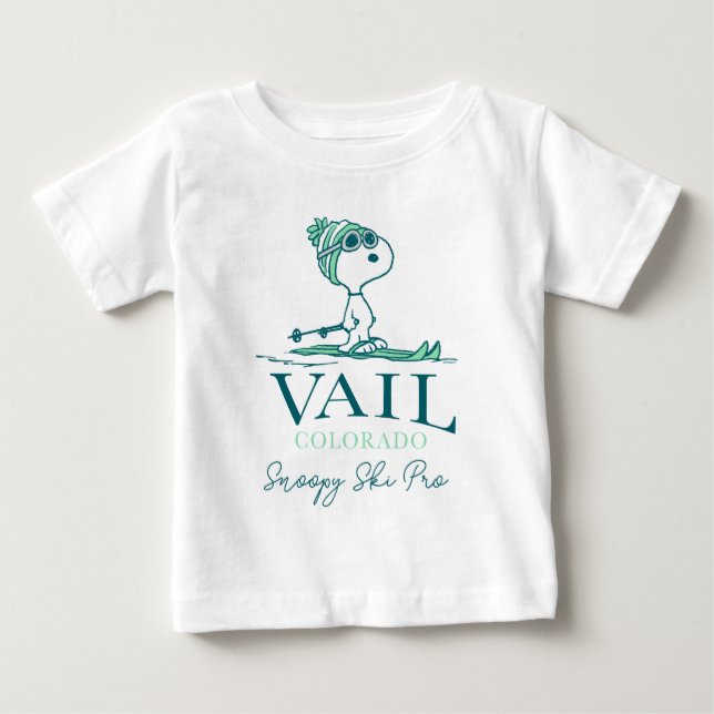 Camiseta De Bebé Cacahuetes | Snoopy Vail Colorado (Anverso)