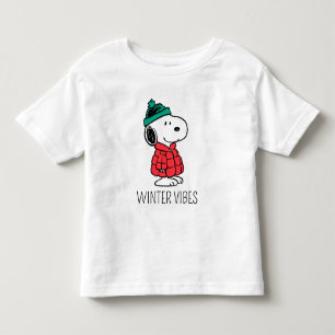 Camiseta De Bebé Cacahuetes   Snoopy Winter Coat & Gorra