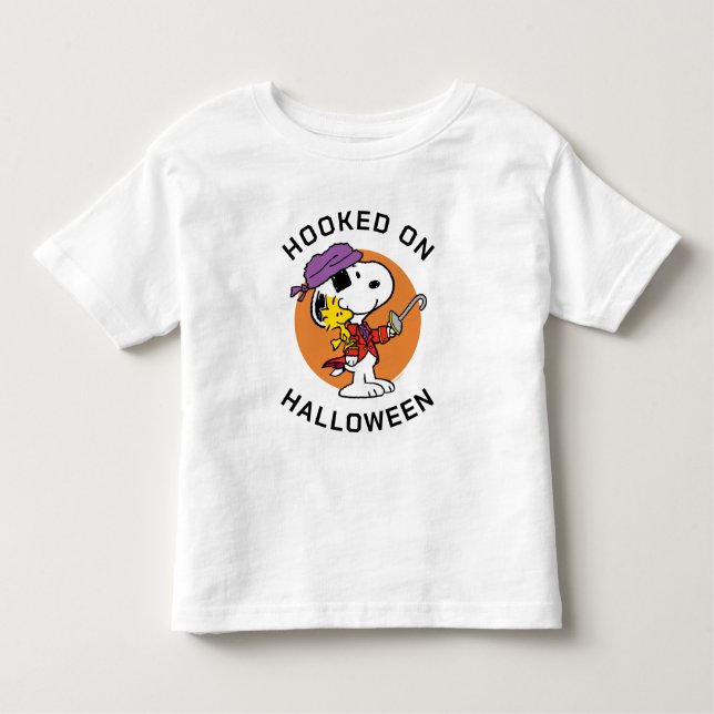 Camiseta De Bebé Cacahuetes | Snoopy & Woodstock enganchado en Hall (Anverso)