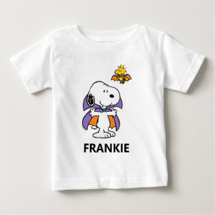 Camiseta De Bebé Cacahuetes Snoopy Woodstock Vampiro Halloween