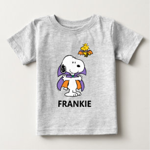 Camiseta De Bebé Cacahuetes Snoopy Woodstock Vampiro Halloween