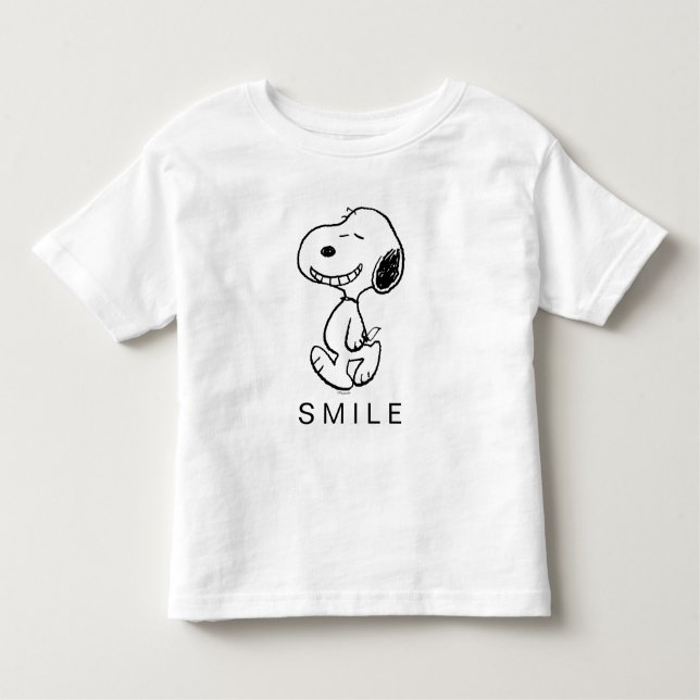 Camiseta De Bebé Cacahuetes | Sonrisa Super Snoopy (Anverso)