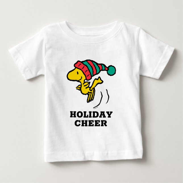 Camiseta De Bebé Cacahuetes | Tapón de invierno de Woodstock (Anverso)