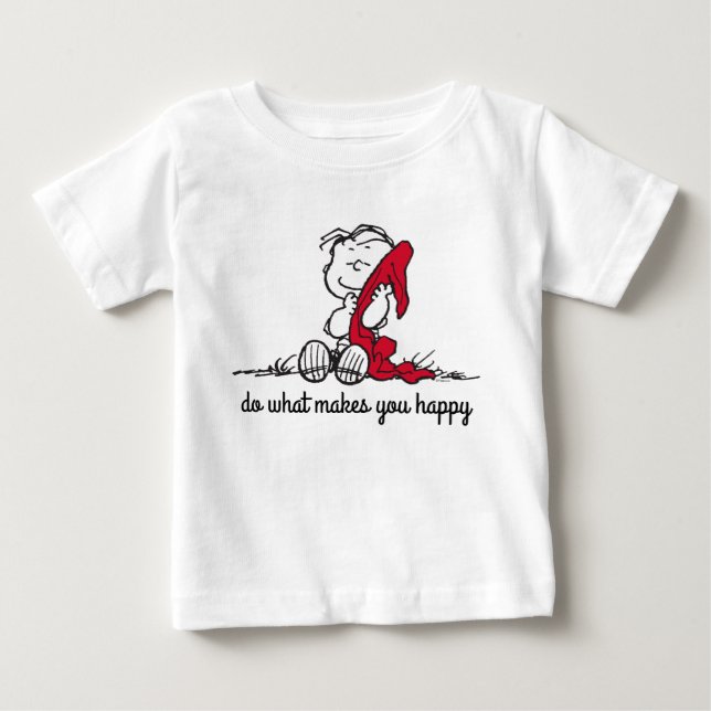 Camiseta De Bebé Cacahuetes | Una Sonrisa Linus (Anverso)