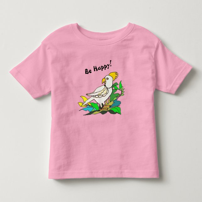 Camiseta De Bebé Cacatúa feliz (Anverso)