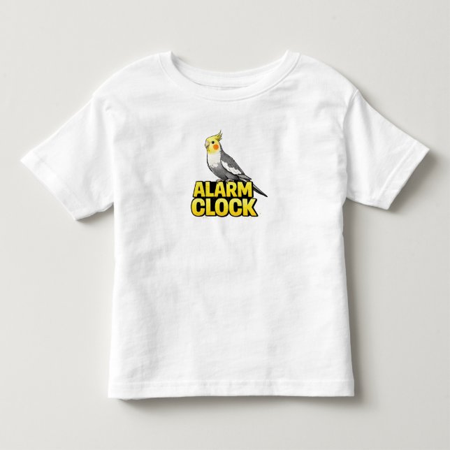 Camiseta De Bebé Cacatúa Reloj de Alarma (Anverso)
