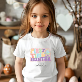 Camiseta De Bebé Cacería de huevos de Semana Santa por primera vez