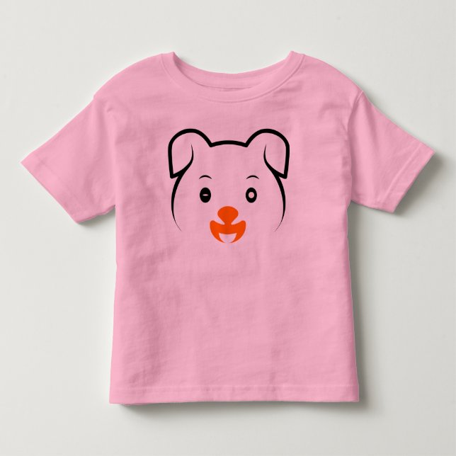 Camiseta De Bebé Cachorro (Anverso)
