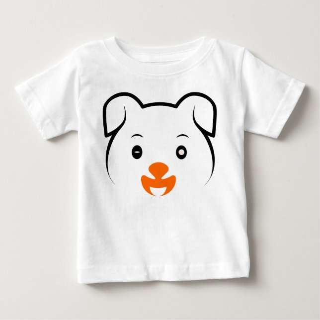 Camiseta De Bebé Cachorro (Anverso)