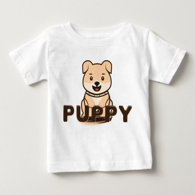 Camiseta De Bebé Cachorro (Anverso)