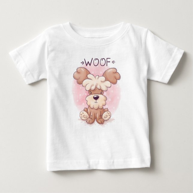 Camiseta De Bebé Cachorro (Anverso)