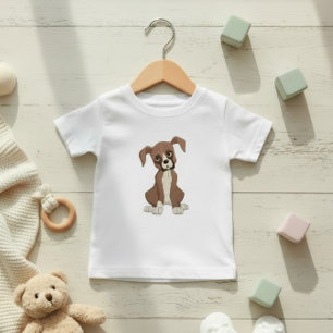 Camiseta De Bebé Cachorro Boxer Bebé o Niño Pequeño