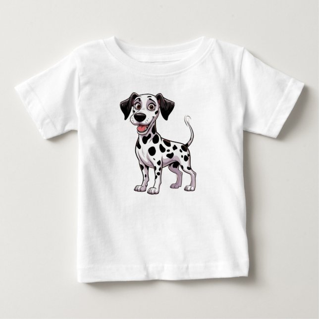 Camiseta De Bebé Cachorro dálmata juguetón (Anverso)