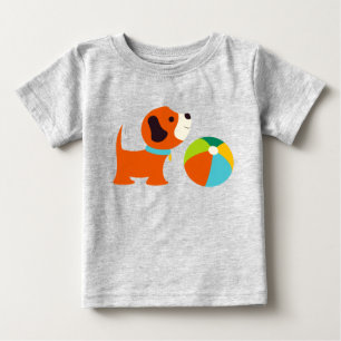 Camiseta De Bebé Cachorro de amor infantil Orgánico