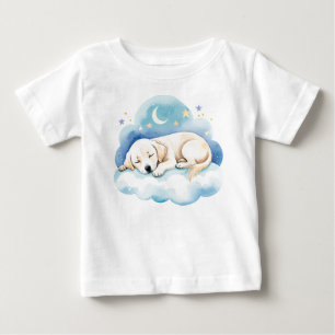 Camiseta De Bebé Cachorro de cachorro labrador en la luna -