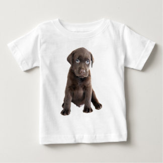 Camiseta De Bebé Cachorro de Chocolate Lab