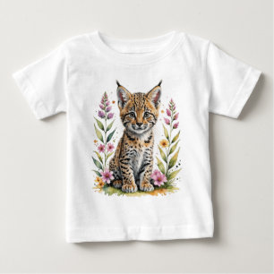 Camiseta De Bebé Cachorro de lince adorable