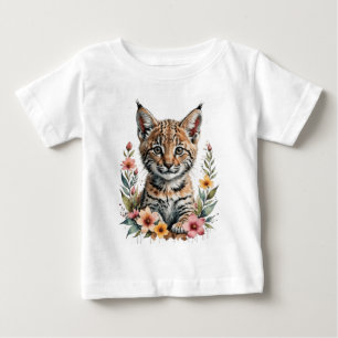Camiseta De Bebé Cachorro de lince adorable